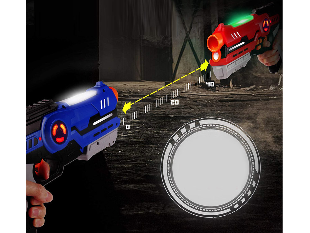 Laserowy paintball pistolety laser tag 2szt ZA3776