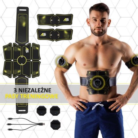 HMS ABS MASTER PRO SUPER ELEKTROSTYMULATOR MIĘŚNI HMS