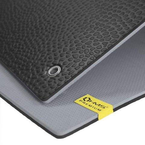 HMS PREMIUM MFK03 GRAY-BLACK MATA FITNESS KLUBOWA Z OTWORAMI HMS PREMIUM