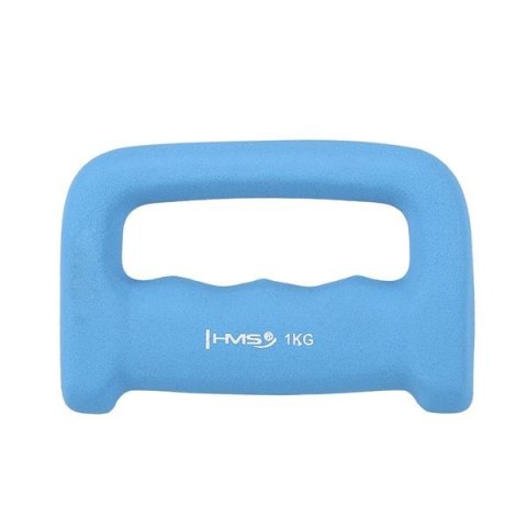 HMS CK10 KASTET LIGHT BLUE CIĘŻAREK ŻELIWNY POKRYTY NEOPRENEM 1.0 KG HMS