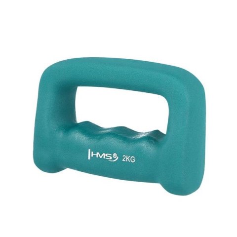 HMS CK20 KASTET TURQUOISE CIĘŻAREK ŻELIWNY POKRYTY NEOPRENEM 2.0 KG HMS