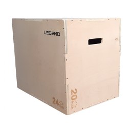 Skrzynia plyometryczna Jump Box 75/61/51cm Legend