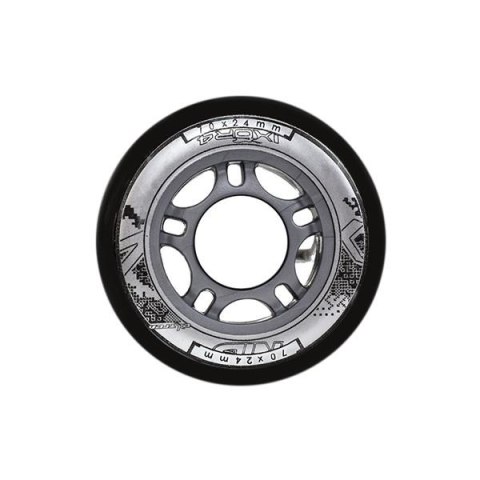 NILS EXTREME PU 70x24 82A CZARNE KÓŁKA (4 szt.) NILS EXTREME