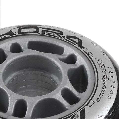 NILS EXTREME PU 76x24 82A CZARNE KÓŁKA (4 szt.) NILS EXTREME