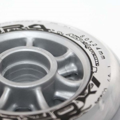 NILS EXTREME PU 80x24 82A PRZEZROCZYSTE KÓŁKA (4 szt.) NILS EXTREME