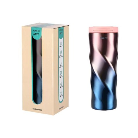 NILS NCB22 RÓŻOWY KUBEK TERMICZNY NILS