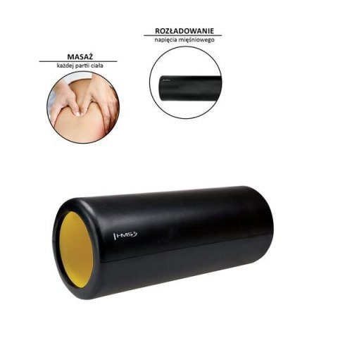 HMS FS111 BLACK\YELLOW 33CM WAŁEK FITNESS/ROLLER HMS