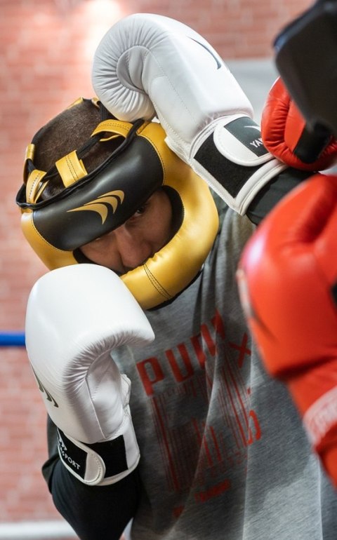 Rękawice bokserskie CRAB - skóra naturalna