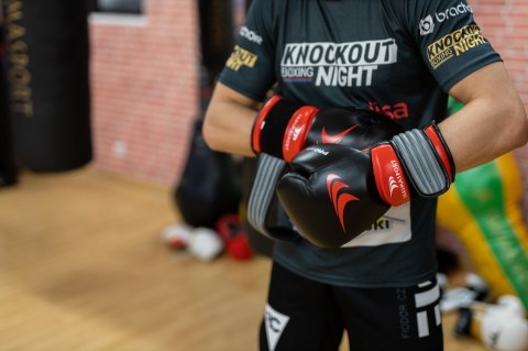 Rękawice bokserskie skóra naturalna PRO SPIDER