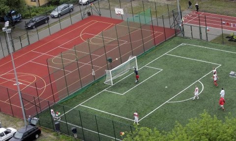 Siatka na bramkę 5x2 m 4mm - orlik