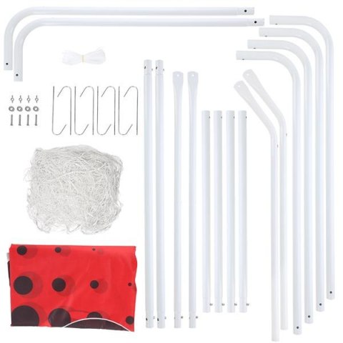 NILS BR240P 2w1 BRAMKA Z SIATKĄ I PANELEM DO CELOWANIA 240x150cm NILS