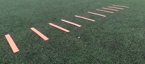 Znaczniki pola płaskie - pasy żółte - czerwone - pomarańczowe