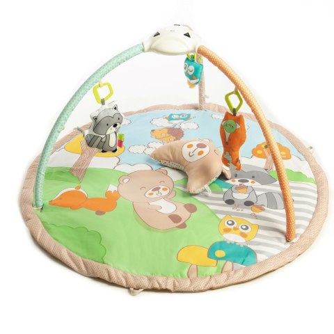 Mata edukacyjna dla niemowląt XXL z rzutnikiem i melodiami 110x110 cm