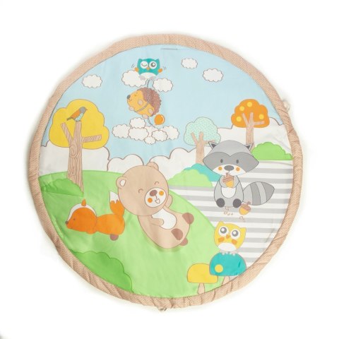 Mata edukacyjna dla niemowląt XXL z rzutnikiem i melodiami 110x110 cm