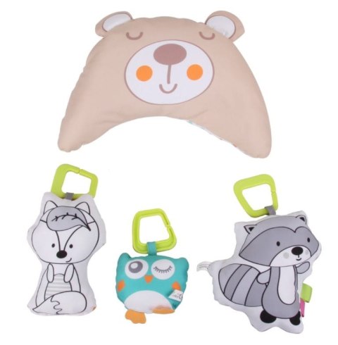 Mata edukacyjna dla niemowląt XXL z rzutnikiem i melodiami 110x110 cm