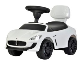 Jeździk dla dziecka pchacz chodzik Maserati Gran Cabrio MC biały