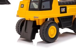 Jeździk pchacz chodzik KOPARKA kołowa CAT dla dziecka żółty, 50(73)x28x42(46)cm