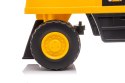 Jeździk pchacz chodzik KOPARKA kołowa CAT dla dziecka żółty, 50(73)x28x42(46)cm