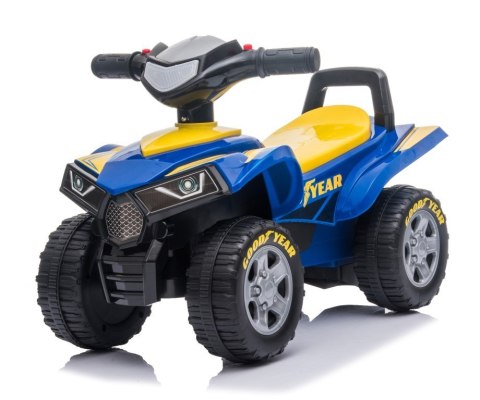Jeździk pchacz chodzik na roczek dla dzieci Quad Good Year niebieski