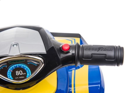 Jeździk pchacz chodzik na roczek dla dzieci Quad Good Year niebieski