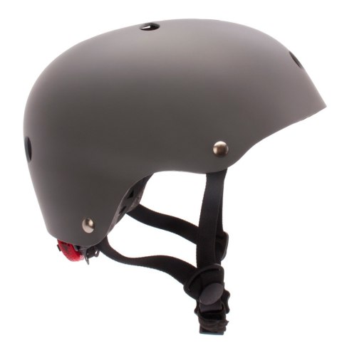 Kask rowerowy dla dzieci TRACKER - Love 2 RIDE, rozm. S, 50-54 cm z lampką LED i klipsem magnetycznym Graphite