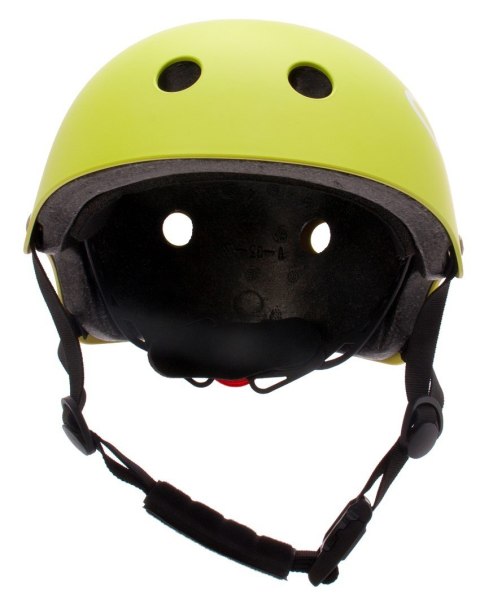Kask rowerowy dla dzieci TRACKER - Love 2 RIDE, rozm. S, 50-54 cm z lampką LED i klipsem magnetycznym Lime