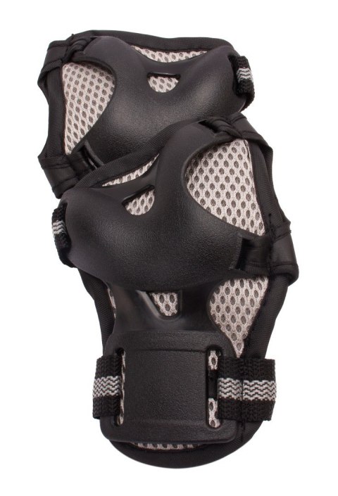 Ochraniacze na kolana TRACKER - SUN BABY, łokcie i nadgarstki na rolki, hulajnogę rozmiar S - szary