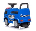 Pojazd jeździk dla dziecka na roczek, pchacz Mercedes Antos Policja dźwięki niebieski
