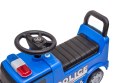 Pojazd jeździk dla dziecka na roczek, pchacz Mercedes Antos Policja dźwięki niebieski