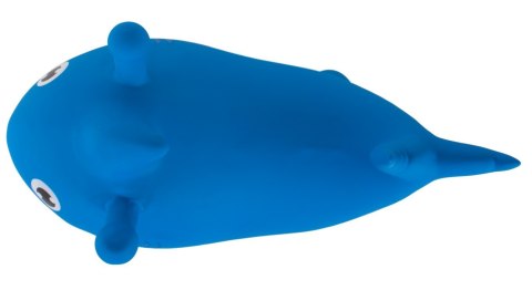 Skoczek gumowy dla dzieci REKIN BABY SHARK 62 cm niebieski do skakania z pompką