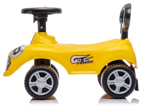 Jeździk dla dziecka, pchacz, chodzik GO GO Fassion żółty