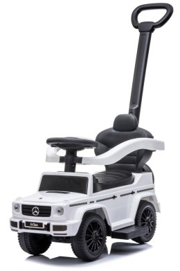 Jeździk pchacz chodzik dla dziecka Mercedes Benz G Klasa z popychaczem biały