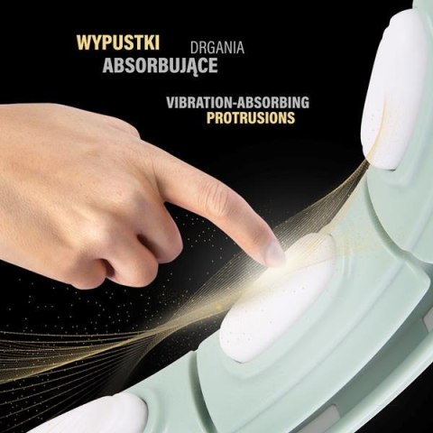 HMS HHM15 HULA HOP GREEN Z MAGNESEM I OBCIĄŻNIKIEM + LICZNIK HMS