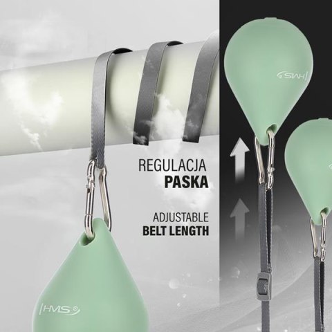 HMS HHM15 HULA HOP GREEN Z MAGNESEM I OBCIĄŻNIKIEM + LICZNIK HMS