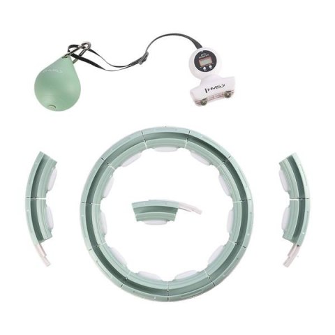 HMS HHM15 HULA HOP GREEN Z MAGNESEM I OBCIĄŻNIKIEM + LICZNIK HMS