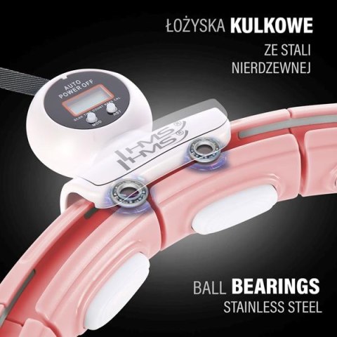 HMS HHM15 HULA HOP PINK Z MAGNESEM I OBCIĄŻNIKIEM + LICZNIK HMS