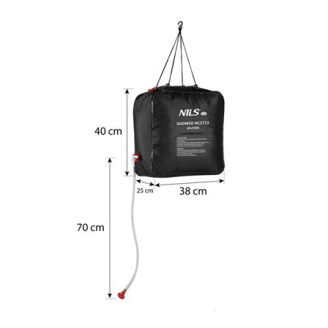 NILS CAMP NC1713 PRZENOŚNY PRYSZNIC 40L NILS CAMP