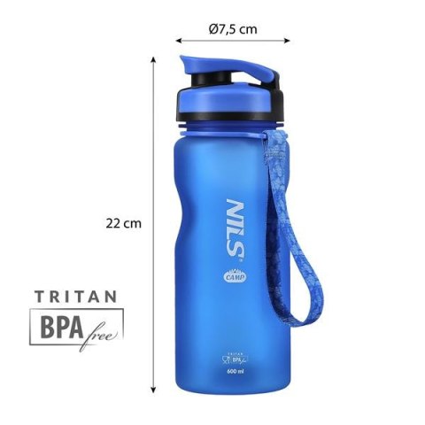 NILS CAMP NC1740 NIEBIESKA BUTELKA TRITANOWA NILS CAMP