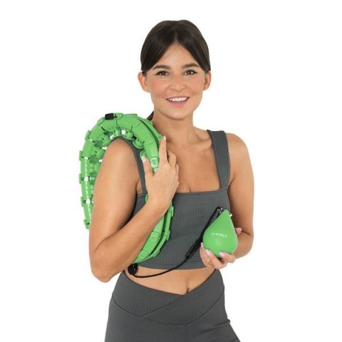 HMS HHW01 HULA HOP GREEN Z WYPUSTKAMI I OBCIĄŻNIKIEM HMS