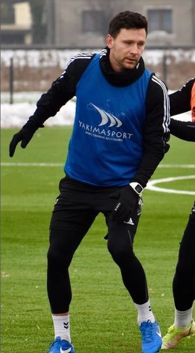 Znacznik piłkarski niebieski, oznacznik