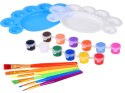 Fartuszek do malowania 27 el. farby pędzle ZA4422