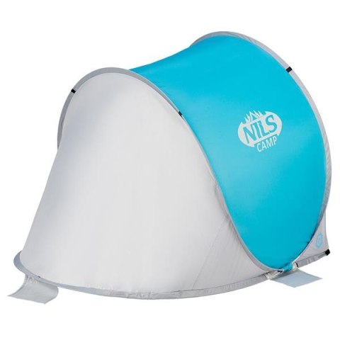 NILS NC3173 NIEBIESKO-SZARY NAMIOT PLAŻOWY SAMOROZKŁADAJĄCY PODŁOGA NILS