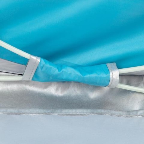 NILS NC3173 NIEBIESKO-SZARY NAMIOT PLAŻOWY SAMOROZKŁADAJĄCY PODŁOGA NILS