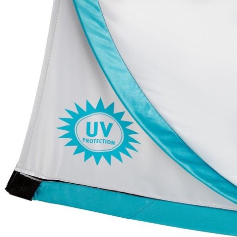 NILS NC3173 SZARO-TURKUSOWY NAMIOT PLAŻOWY SAMOROZKŁADAJĄCY PODŁOGA NILS