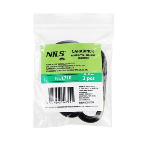 NILS CAMP NC1710 KARABIŃCZYK ZESTAW 2 SZT. NILS CAMP