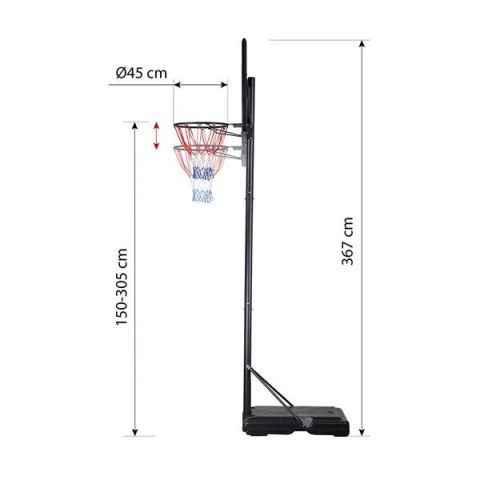 NILS ZDK321 KOSZ DO KOSZYKÓWKI NILS