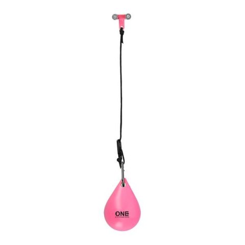 ONE FITNESS OHA02 HULA HOP PINK Z WYPUSTKAMI I OBCIĄŻNIKIEM ONE FITNESS