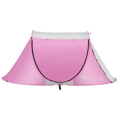 NILS NC3043 RÓŻOWY NAMIOT PLAŻOWY SAMOROZKŁADAJĄCY NILS