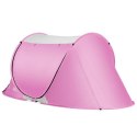 NILS NC3043 RÓŻOWY NAMIOT PLAŻOWY SAMOROZKŁADAJĄCY NILS