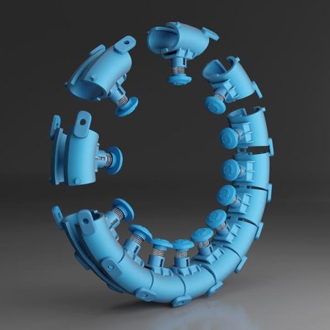 HMS ZESTAW HULA HOP HHW01 BLUE Z WYPUSTKAMI I OBCIĄŻNIKIEM HMS + PAS BR163 RED